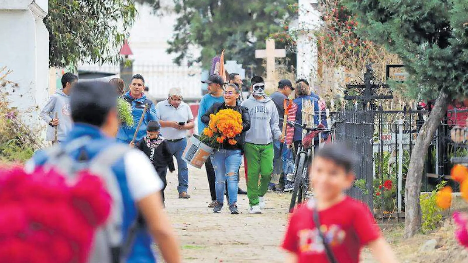 Panteones día de muertos